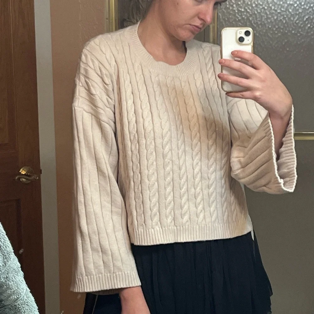 Princess Polly Aribella cable knit sweater cozy - Picture 5 of 7